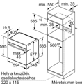 Bosch HBG774KB1  Beépíthető sütő 7. kép