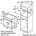 Bosch HBG7784B1 beépíthető önálló sütő 10. kép