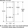 Bosch KFN96VPEA Side by Side hűtőszekrény 14. kép