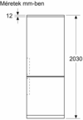 Bosch KGN392LCF alulfagyasztós hűtőszekrény 17. kép