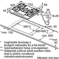 Bosch PPQ7A6I40 beépíthető gázfőzőlap 8. kép