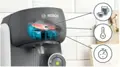 Bosch TAS16B4 Tassimo Finesse kapszulás kávéfőző (fehér) 5. kép