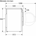 Bosch WQH246D3BY Hőszivattyús kondenzációs szárítógép 14. kép