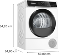 Bosch WQN246D0BY Hőszivattyús kondenzációs szárítógép 17. kép