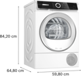 Bosch WQN246D9BY Hőszivattyús kondenzációs szárítógép 17. kép