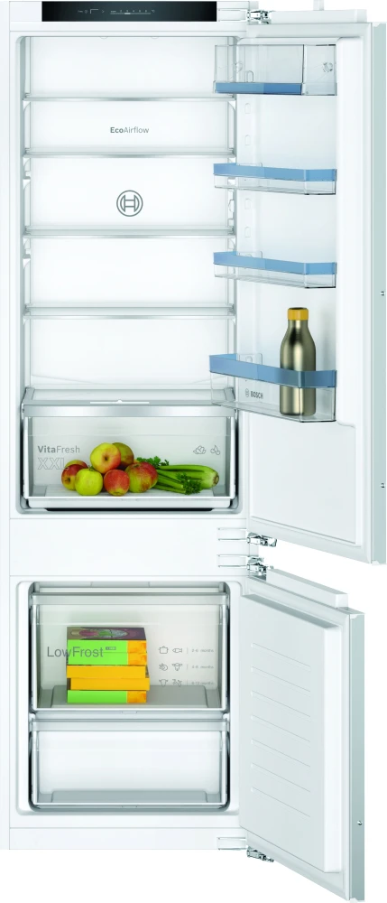 Bosch KIV87VFE0 Beépíthető alulfagyasztós hűtőszekrény