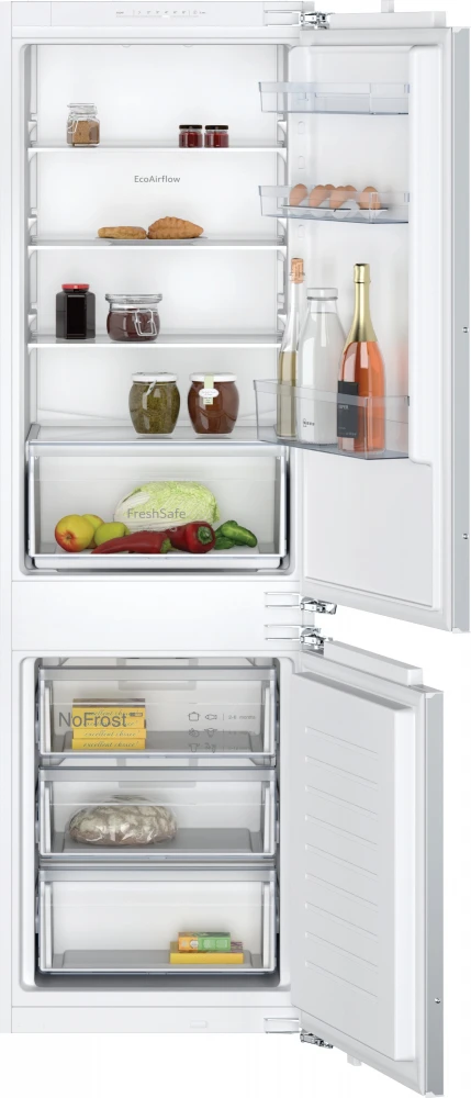 Neff KI7861FF0 Beépíthető alulfagyasztós hűtőszekrény