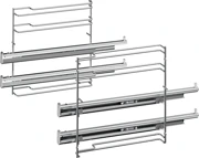 Bosch Sütősín Full extension rails, 2-level