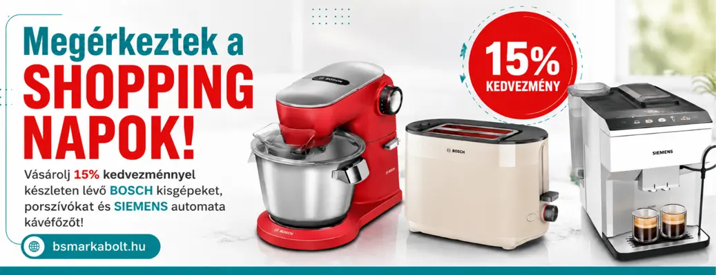 Shopping Napok 15%