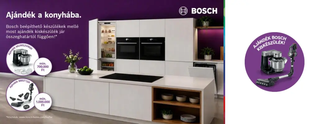Ajándék Bosch kiskészülék